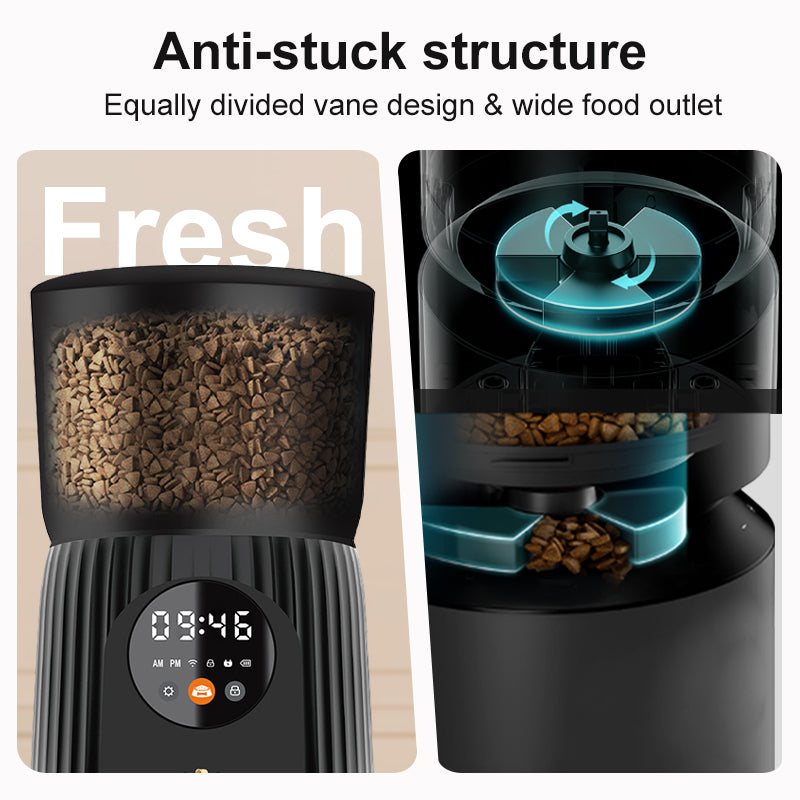 Automatic Smart Pet Feeder – Convenient, Customizable Feeding for Cats and Dogs