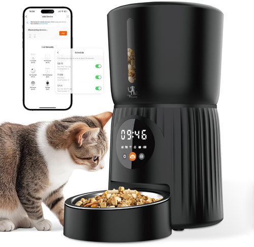 Automatic Smart Pet Feeder – Convenient, Customizable Feeding for Cats and Dogs